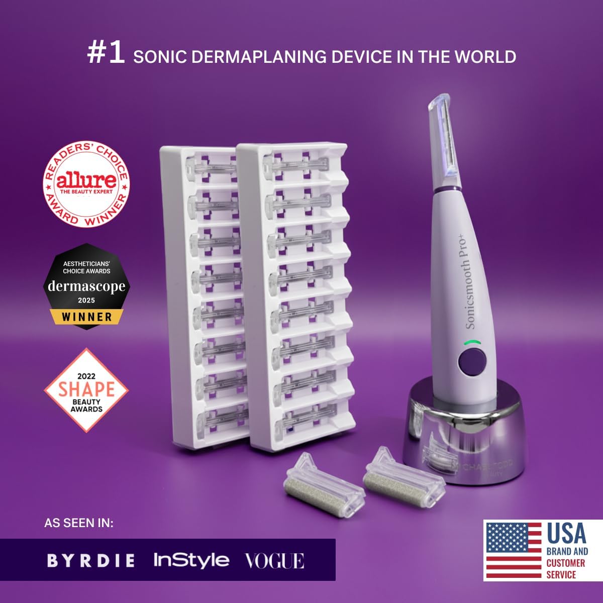 Rasoio Dermaplaning Pro+ con LED